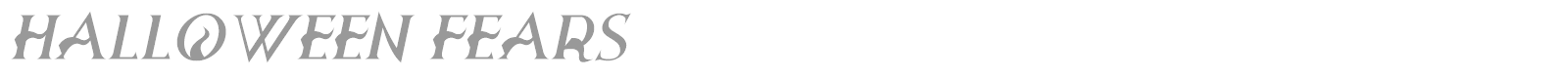Halloween Fears font preview